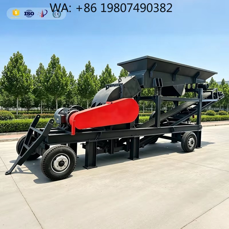 Heavy Equipment Mining - ヘビーデューティーポータブルモバイルハンマクラッシャー、エンジン式採掘機器、耐摩耗性石灰石石炭レンガ建設用ロッククラッシャー