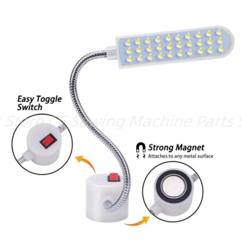 Magnetic Drill Press - 照明ミシン LED ライト多機能柔軟なワークランプ磁気ミシンライトボール盤旋盤用
