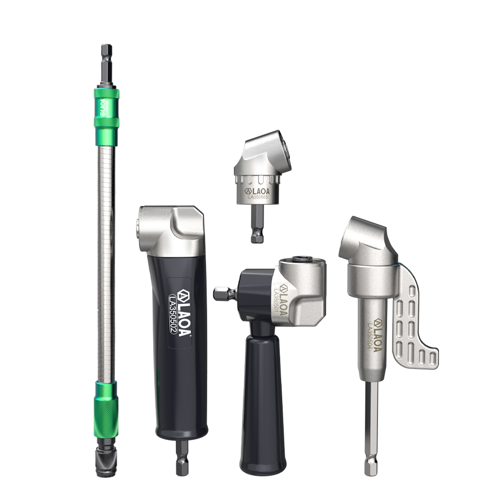 Magnetic Drill Press - LAOA 直角ドリルアダプター マルチアングルドライバービットホルダー 強力磁石付き 90 °