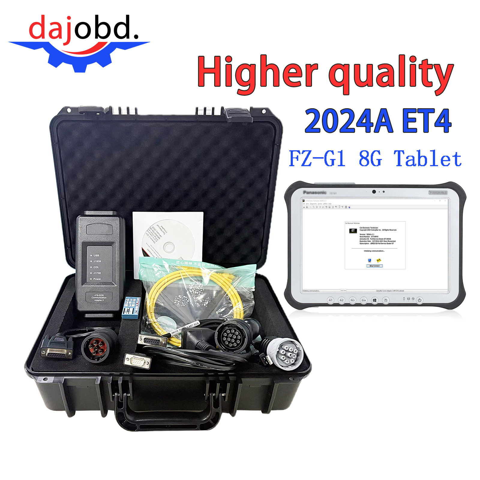 Heavy Equipment Diagnostic Software - 2025年新型CAT ET4診断キット（2019A/2025Aソフトウェア搭載）CAT重機スキャナー、トラックおよび掘削機用OEMソリューション