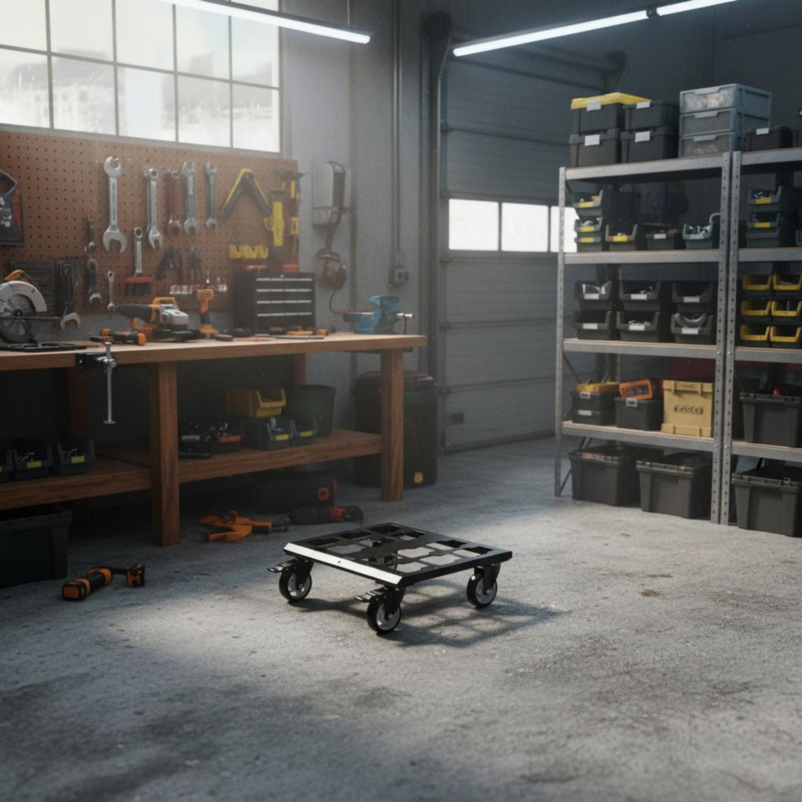 ブレーキ付きツールボックストロリー、ヘビーデューティー工具箱 - Heavy Equipment Garage のレビューと価格