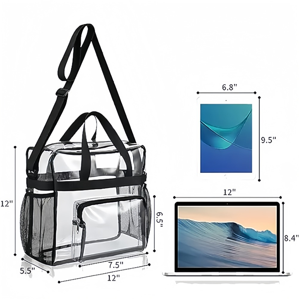 クリアトートバッグ ヘビーデューティー プラスチック製 透明 - Heavy Equipment Bucket のレビューと価格