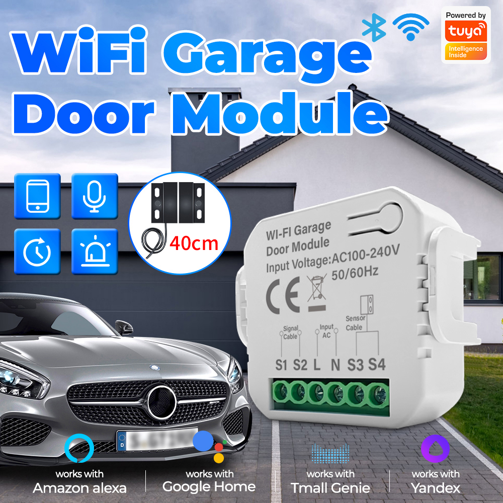 スマート Tuya WiFi ガレージドアスイッチ ドア開閉 - Heavy Equipment Garage のレビューと価格