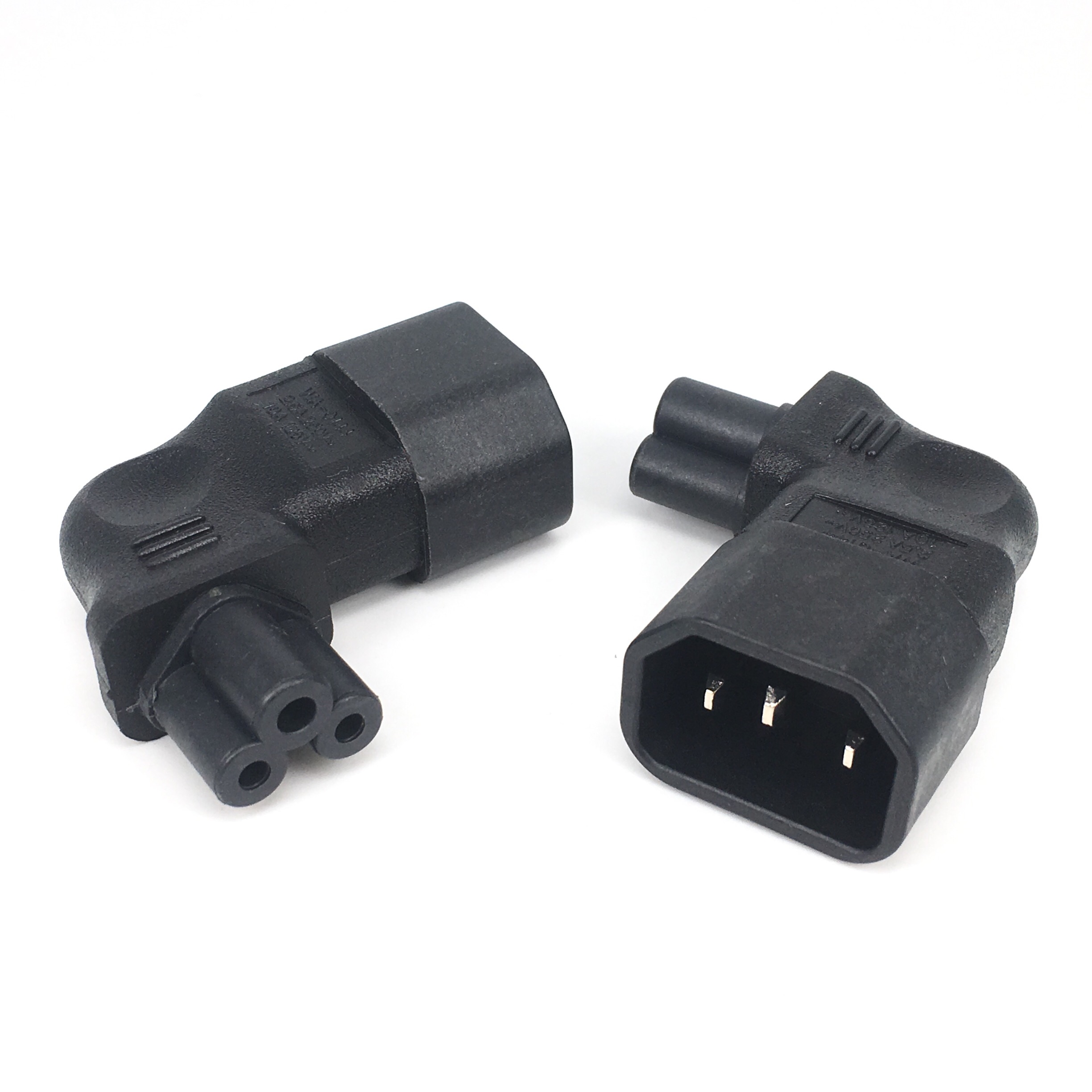 IEC 320 C14 に C5 電源アダプタ左右角度 10 - Heavy Equipment Program のレビューと価格