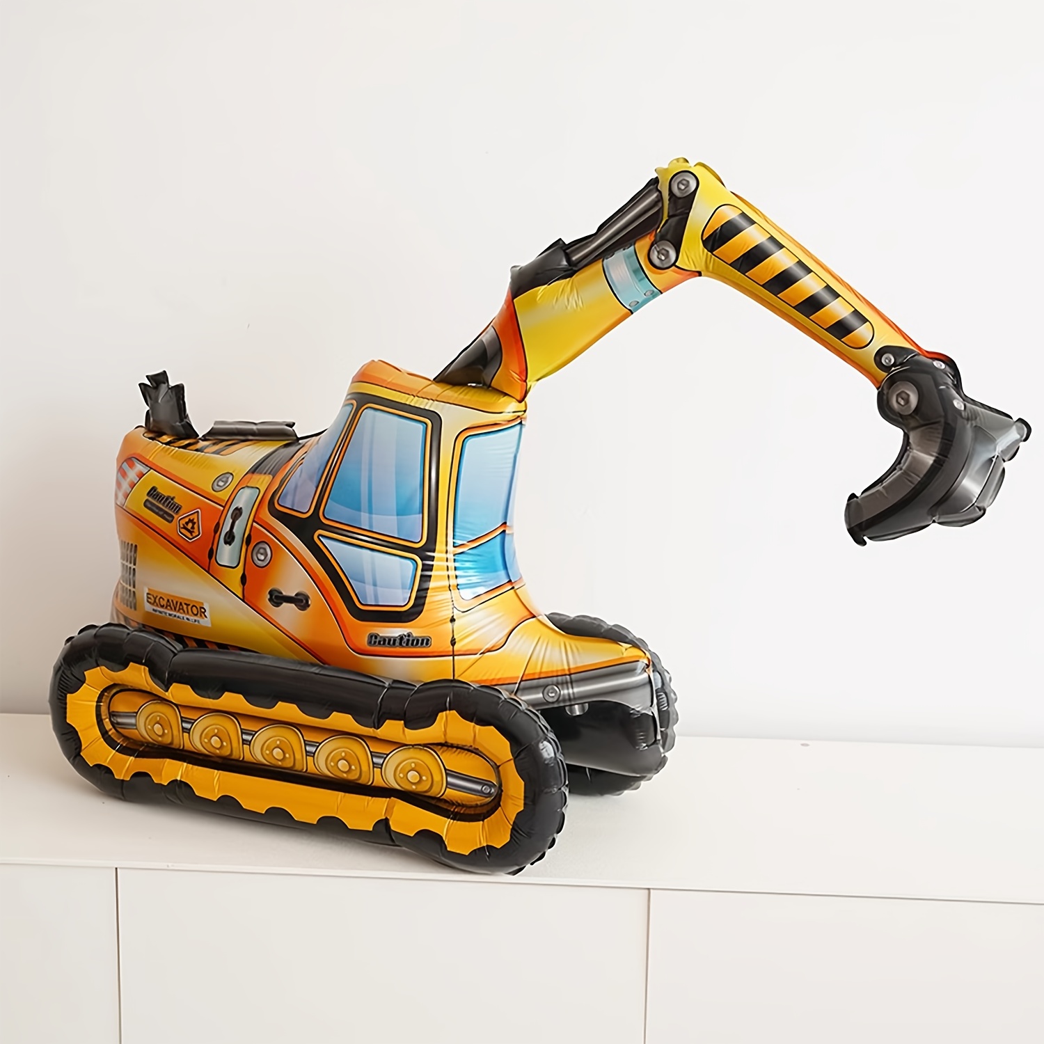 1個特大掘削機トラックバルーン重機誕生日パーティーデコレーシ - Heavy Equipment Used のレビューと価格