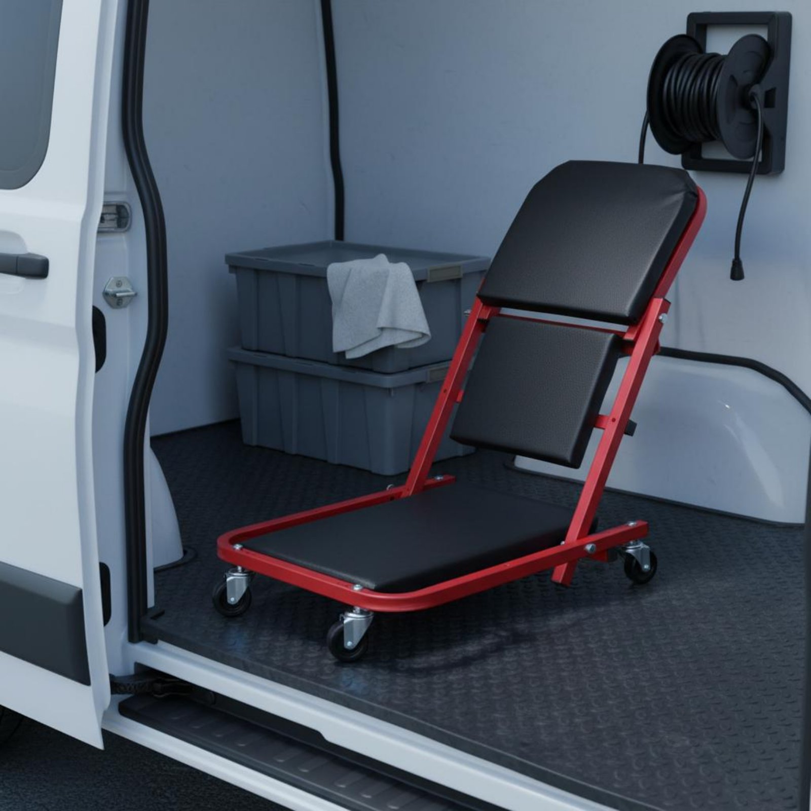 折りたたみ式クリーパーシート、折りたたみ式2-in-1メカニ - Heavy Equipment Garage のレビューと価格