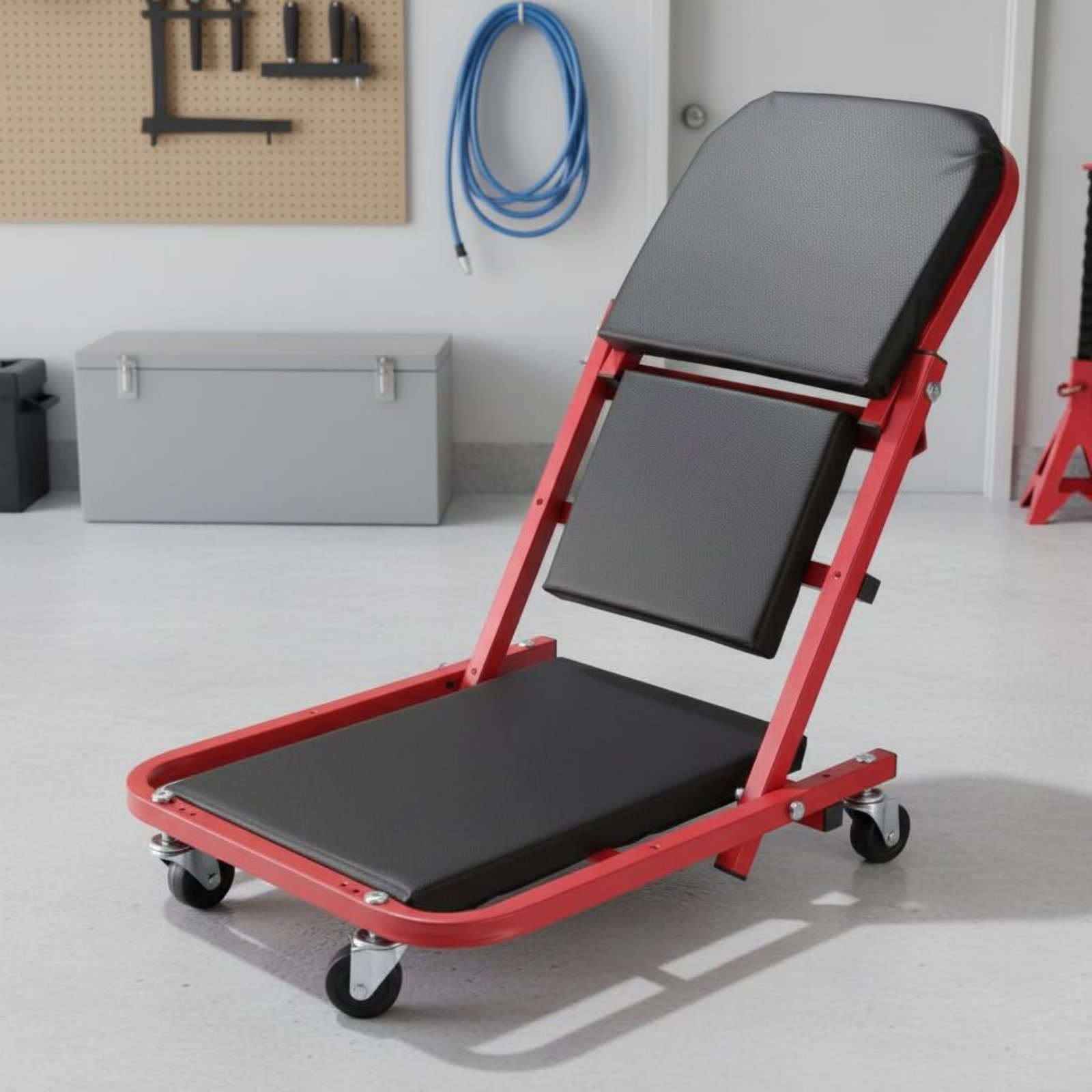 折りたたみ式クリーパーシート、折りたたみ式2-in-1メカニ - Heavy Equipment Garage のレビューと価格