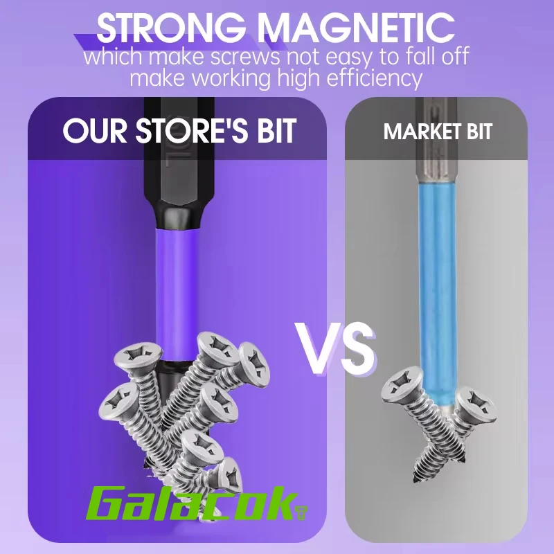 磁気インパクトプラスビット滑り止めロングドライバービットセッ - Magnetic Drill Press のレビューと価格