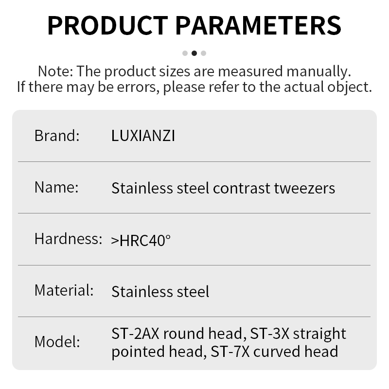 LUXIANZI ステンレス鋼逆ピンセット帯電防止工業用ピン - Magnetic Drill Press のレビューと価格