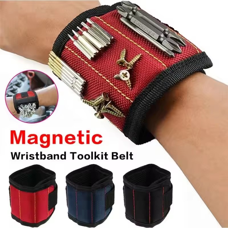 ネジ、釘、ドリルビットなどを保持するための強力な磁気リストバ - Magnetic Drill Press のレビューと価格