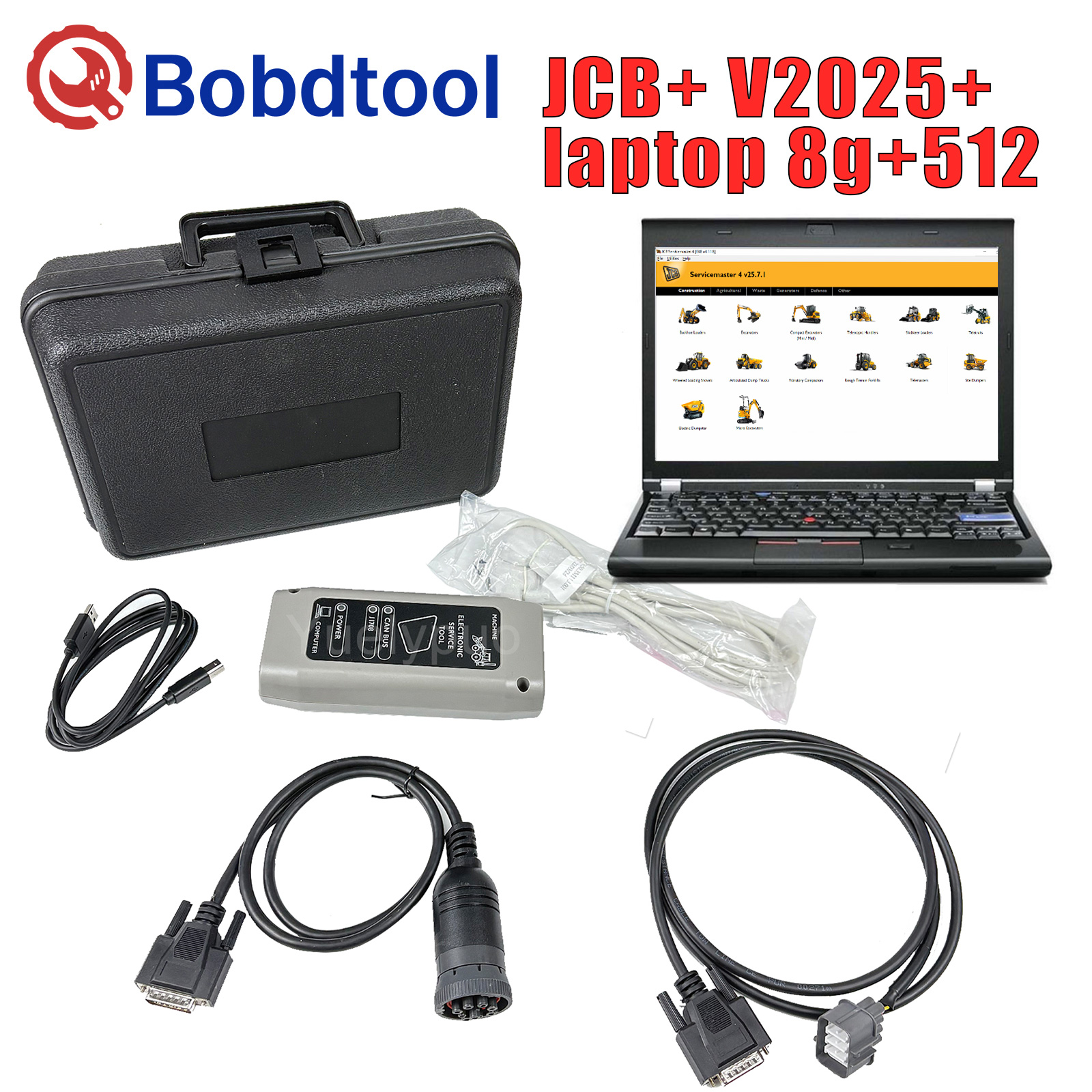 V2025 ソフトウェア建設機械 JCB 診断ツール JCB - Heavy Equipment Diagnostic Software のレビューと価格