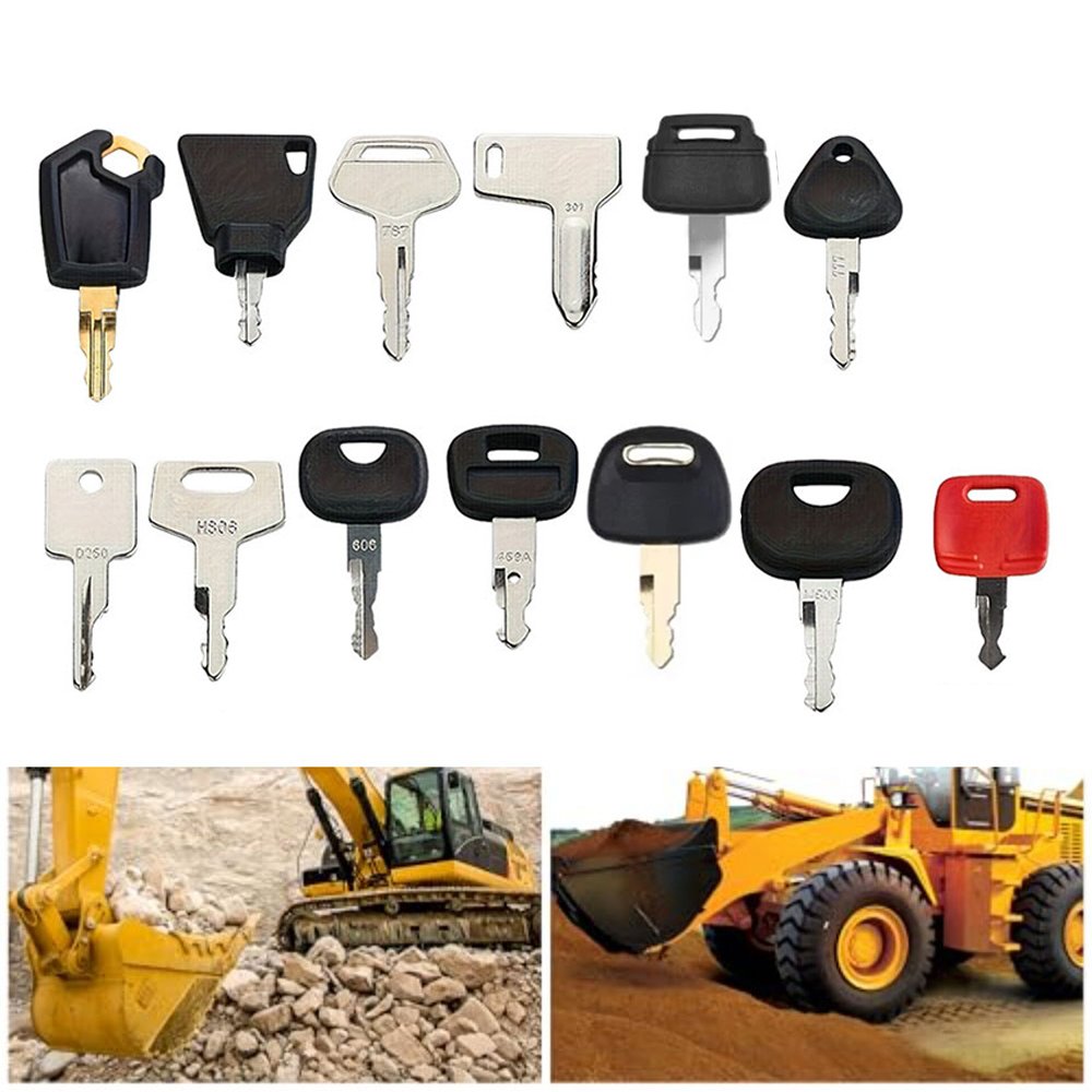 13個入り建設機械イグニッションキーセット、掘削機、トラクタ - Heavy Equipment Used のレビューと価格