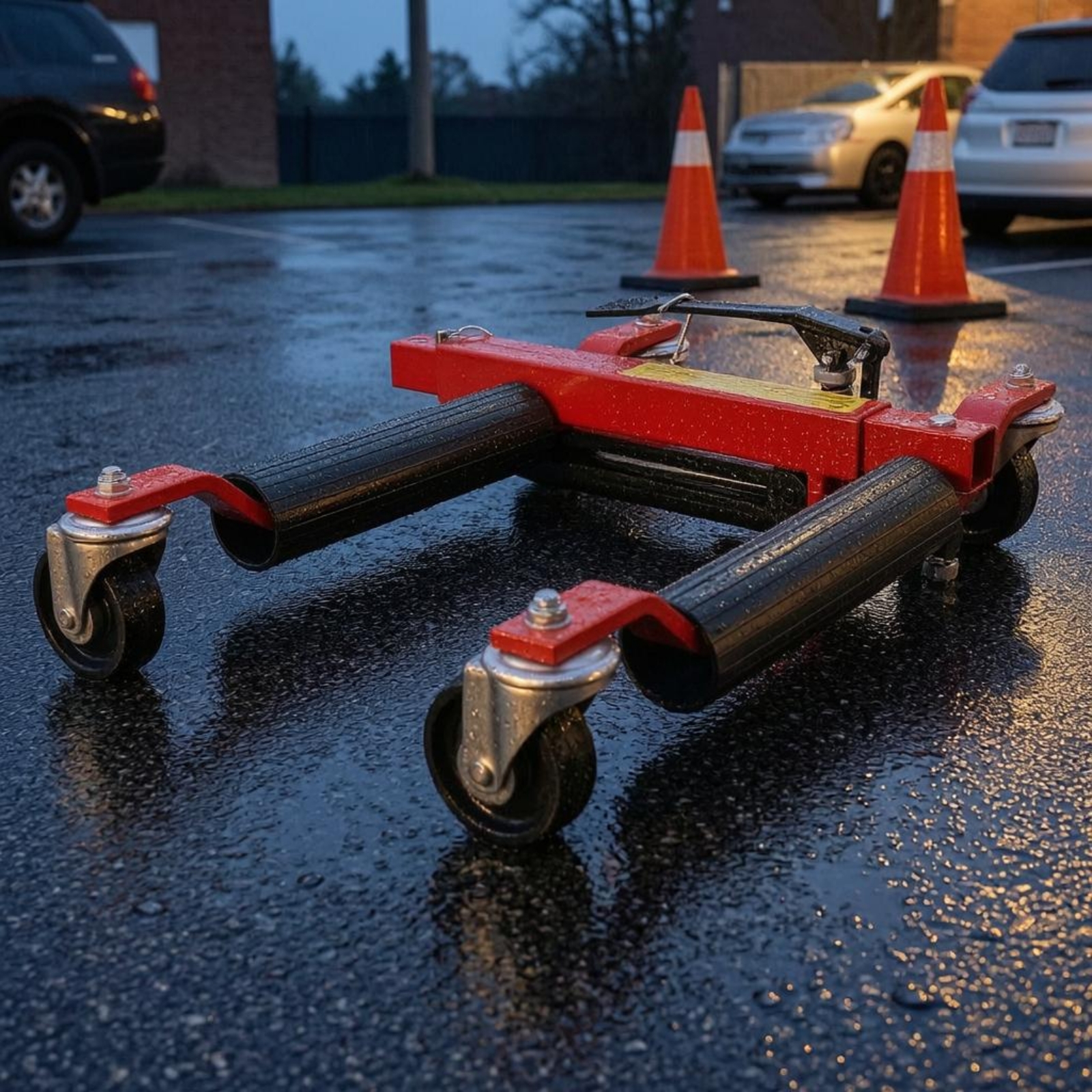 油圧式車両移動キャスターホイール 車両移動ドーリー カードー - Heavy Equipment Garage のレビューと価格