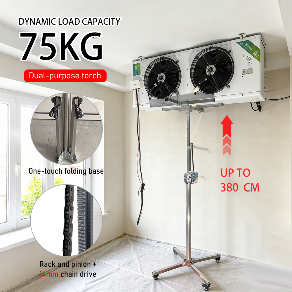 ヘビーデューティー中央エアコン設置用リフト 75KG耐荷重  - Heavy Equipment Loader のレビューと価格